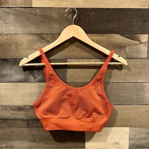 Pro Fit burnt orange sports bra